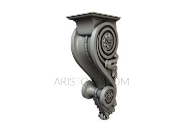 Corbels (KR_0606) 3D model for CNC machine